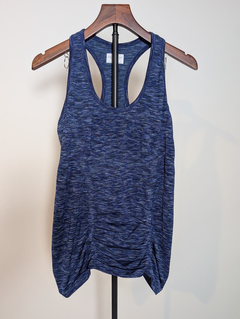 Athleta Fastest Track Racerback Tank - Blue Spacedye